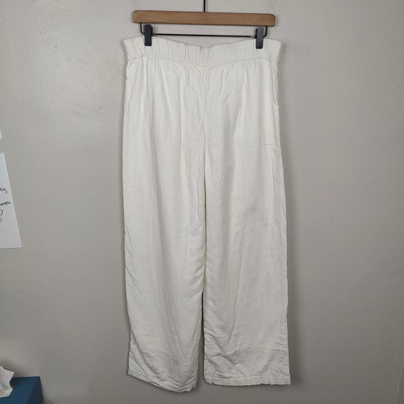 Abercrombie & Fitch A&F Sloane Tailored Linen-Blend Wide Leg Pant Womens Medium - Picture 5 of 8